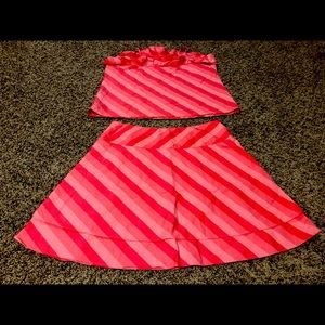 Tommy Hilfiger 2pc skirt and tank matching outfit